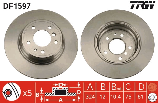 Brake Disc DF1597