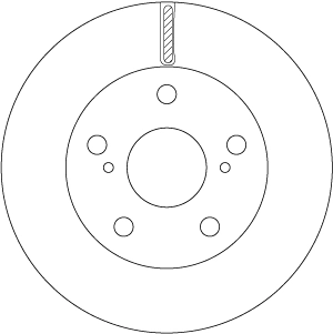 Brake Disc TRW SINGLE DF6782S