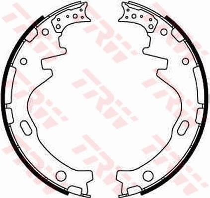 TRW GS8515 Brake Shoe Set