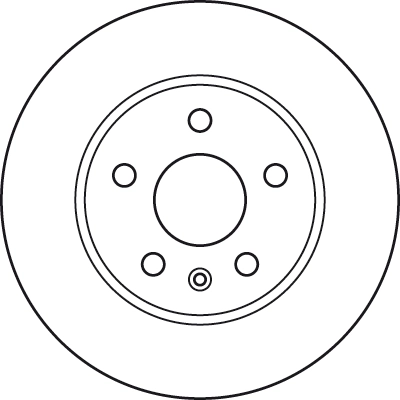 Brake Disc TRW SINGLE DF4995S