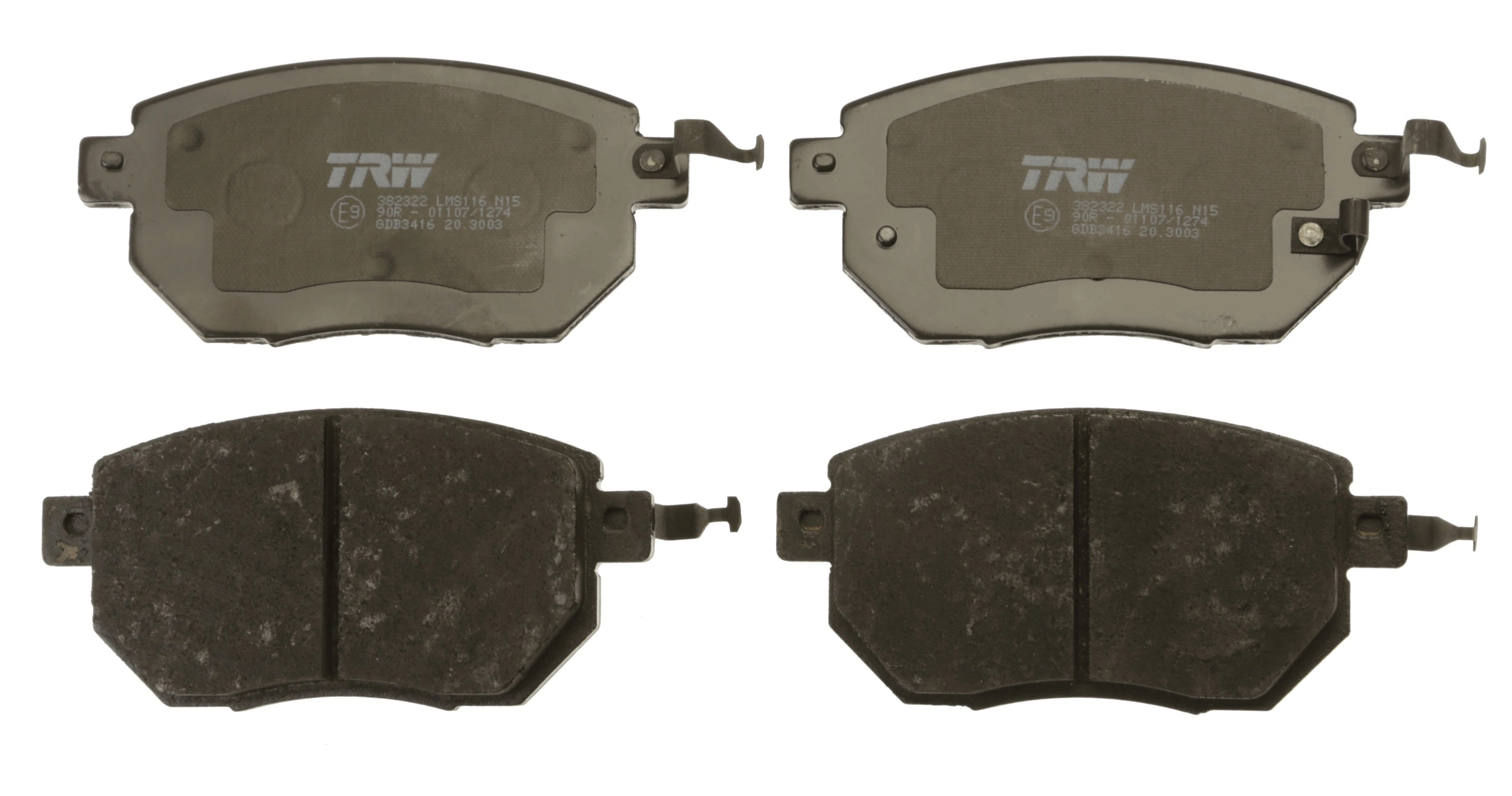 Brake Pad Set, disc brake COTEC GDB3416