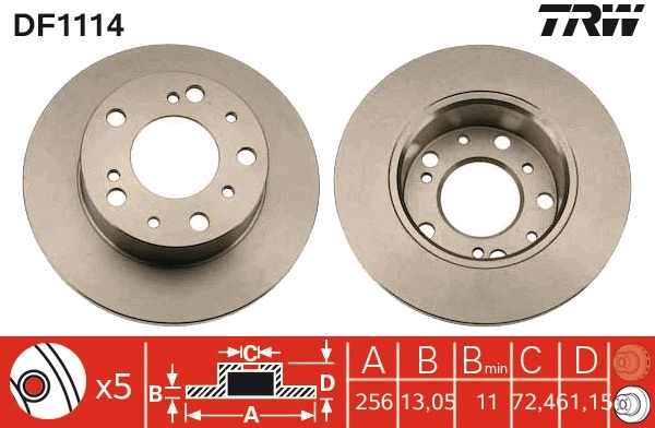 Brake Disc DF1114