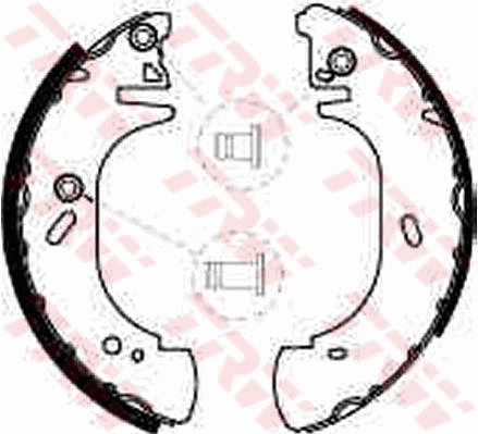 TRW GS8540 Brake Shoe Set