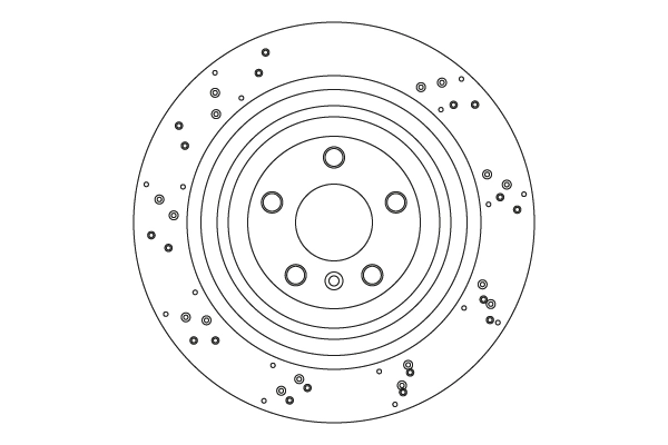 Brake Disc TRW SINGLE DF6849S