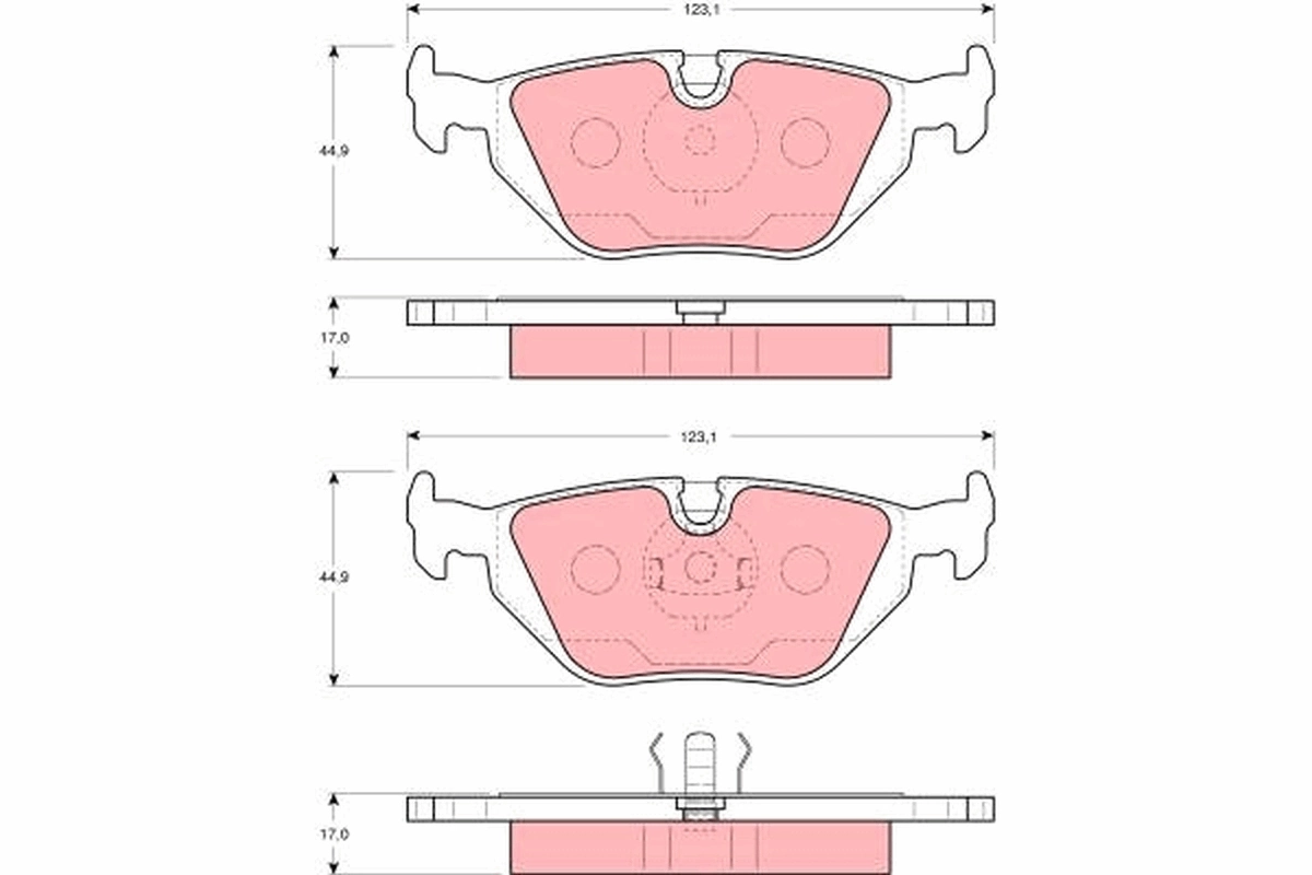 Brake Pad Set, disc brake GDB1343