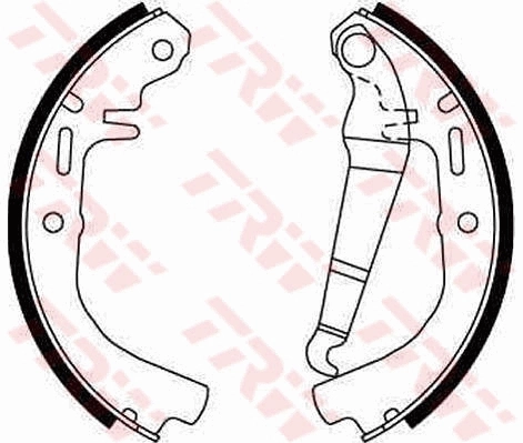 TRW GS8078 Brake Shoe Set