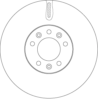 Brake Disc TRW SINGLE DF4849S