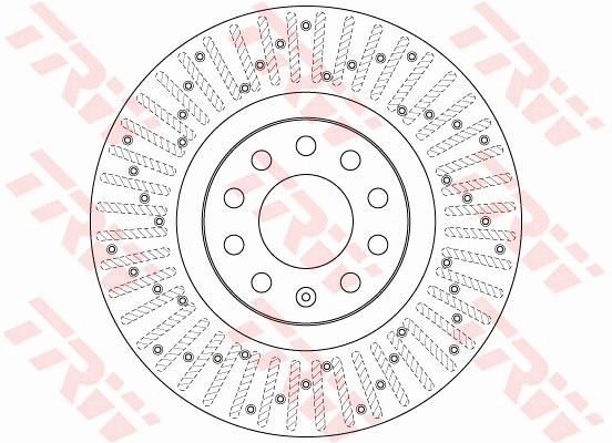 Brake Disc TRW SINGLE DF6189S