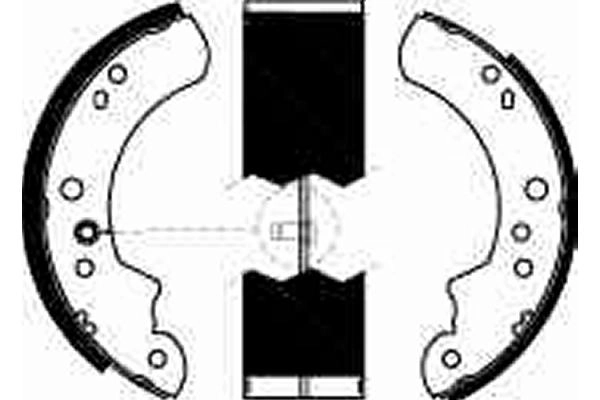 Brake Shoe Set GS6222