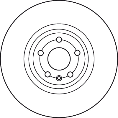 Brake Disc TRW SINGLE DF6041S