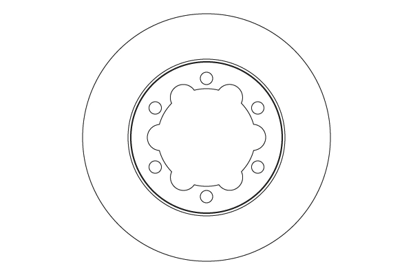 Brake Disc TRW SINGLE DF6973S