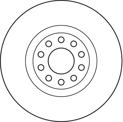 Brake Disc TRW SINGLE DF6060S