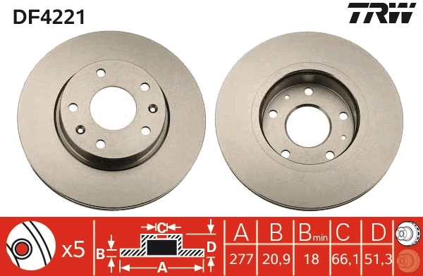 Brake Disc DF4221