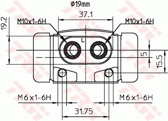 Silinder rem roda BWD293