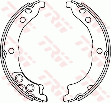 Brake Shoe Set, parking brake GS8715