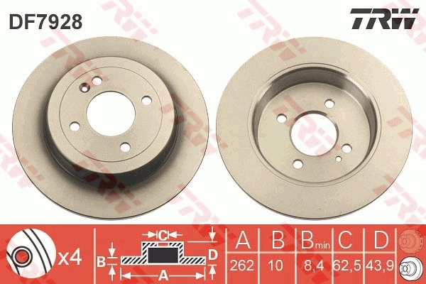 Brake Disc DF7928