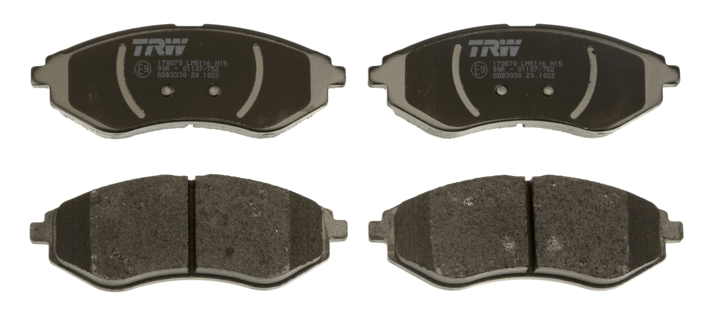 Brake Pad Set, disc brake COTEC GDB3330