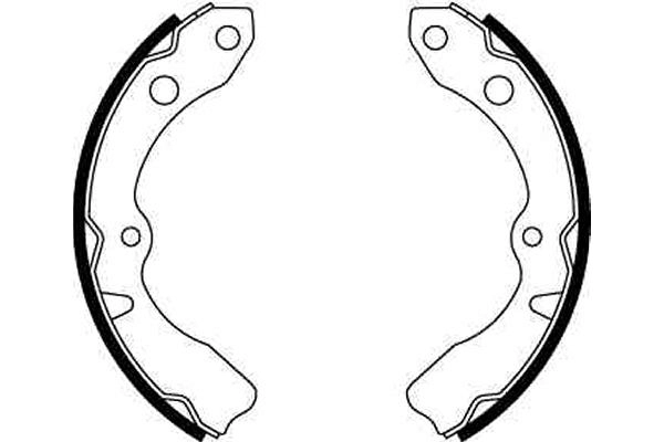 TRW GS8304 Brake Shoe Set
