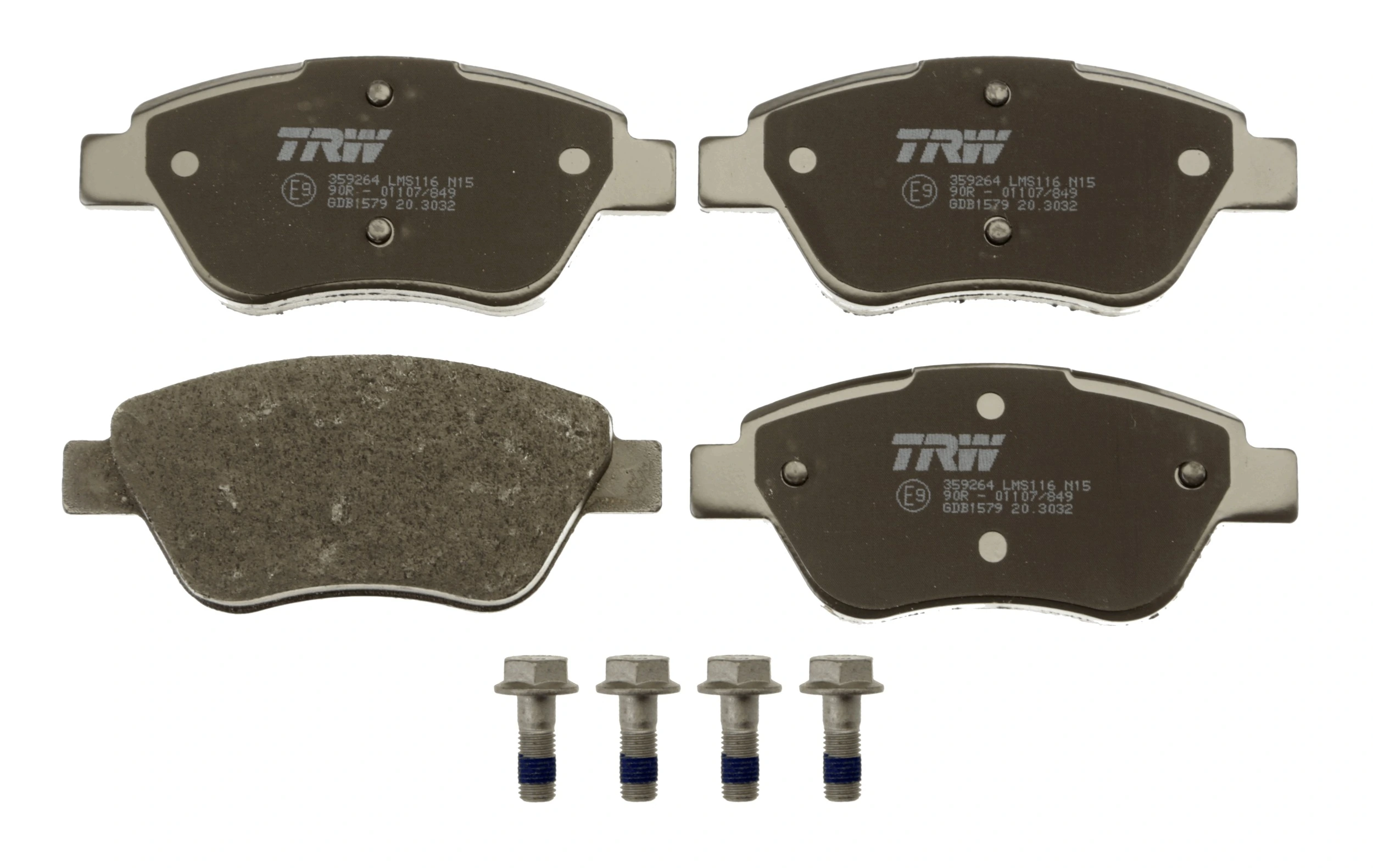 Brake Pad Set, disc brake COTEC GDB1579