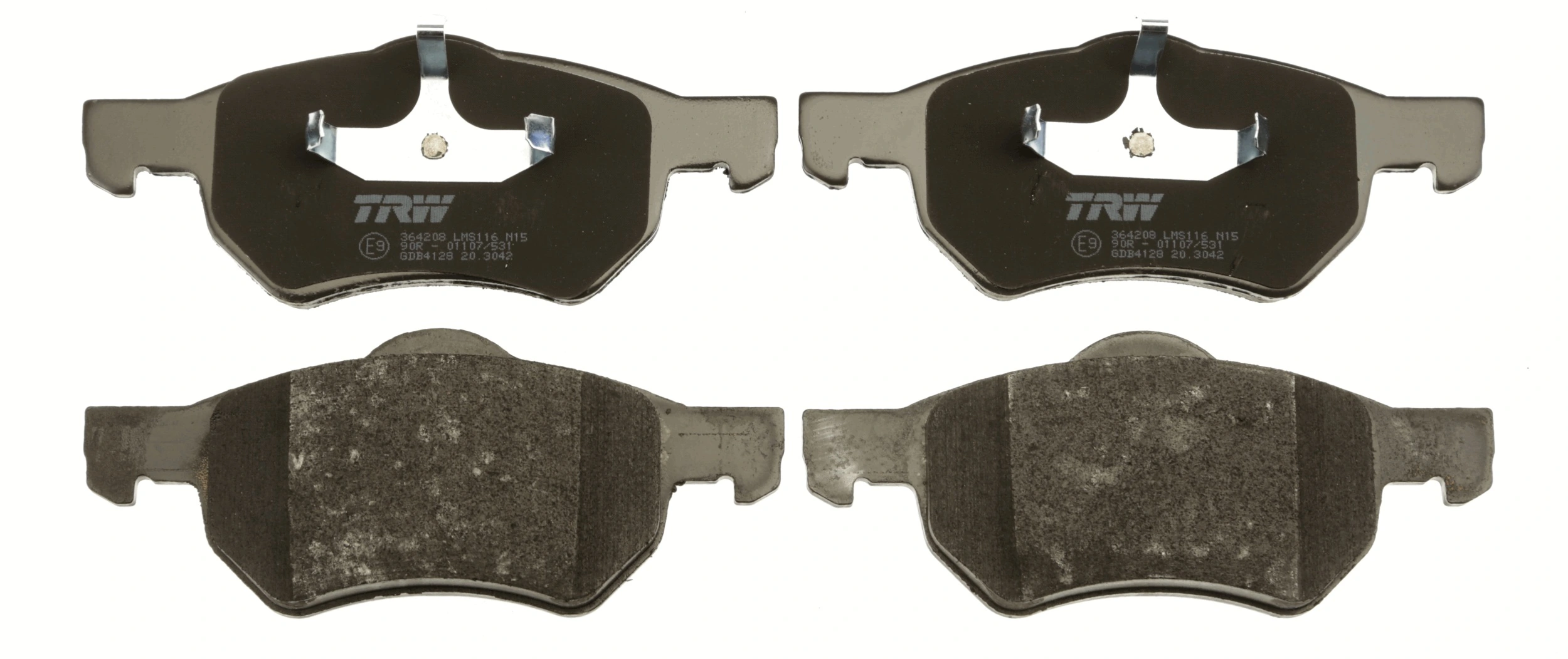 Brake Pad Set, disc brake COTEC GDB4128