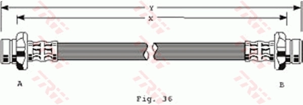 TRW PHA108 Brake Hose
