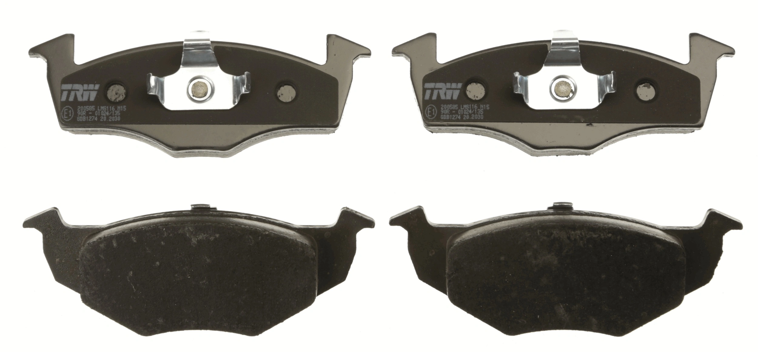 Brake Pad Set, disc brake COTEC GDB1274