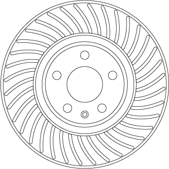 Brake Disc TRW SINGLE DF6950S