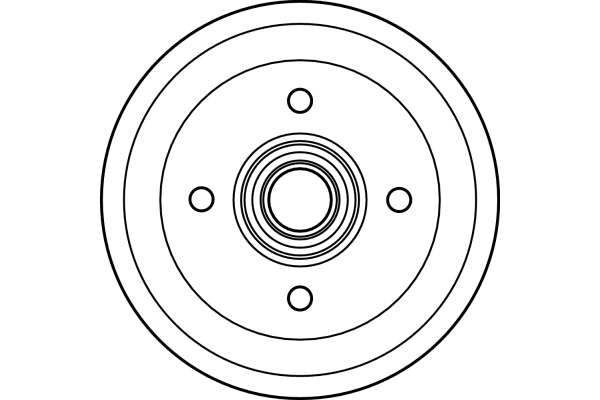 TRW DB4004 Brake Drum