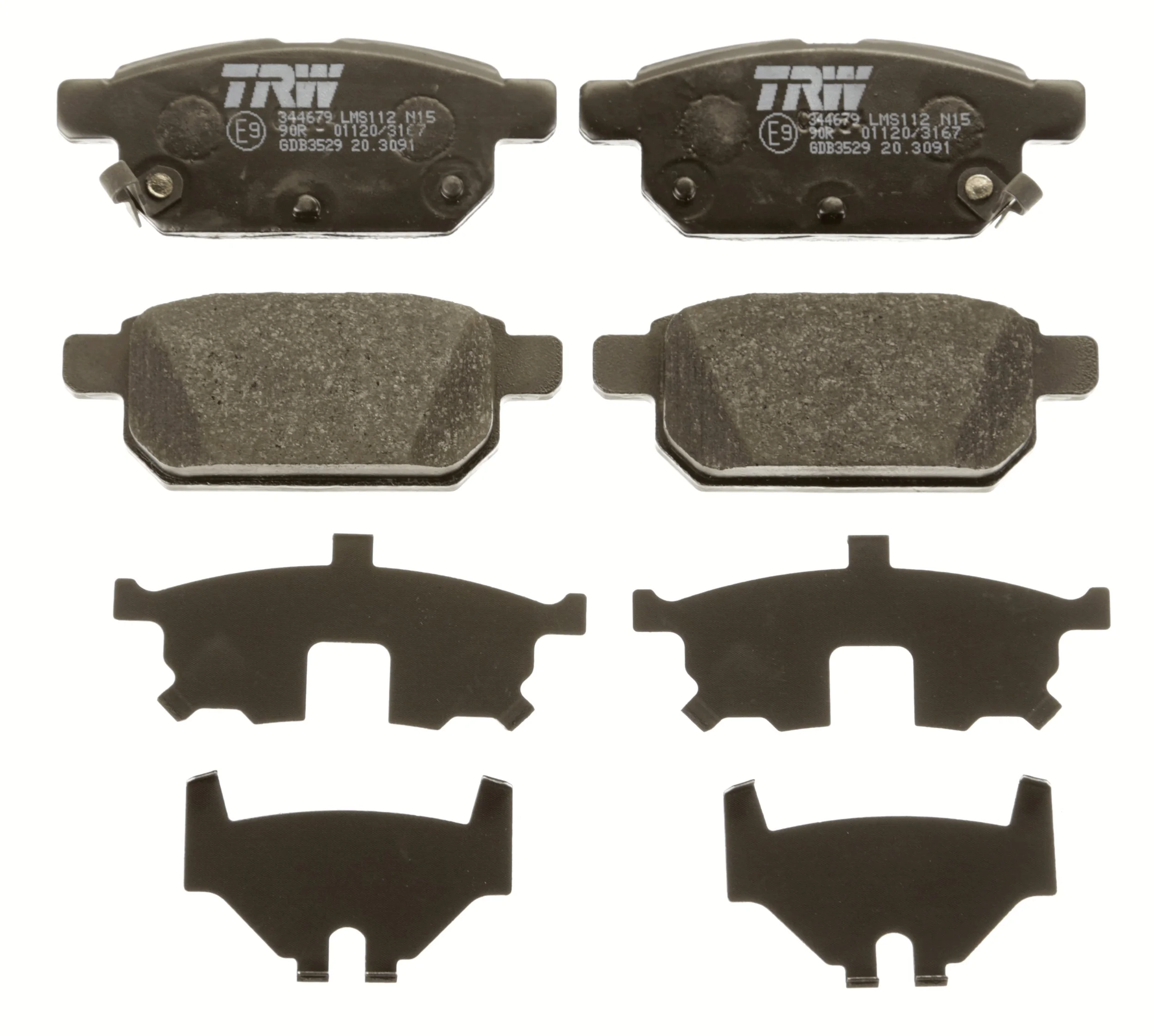 Brake Pad Set, disc brake COTEC GDB3529