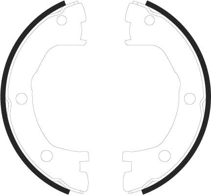 Brake Shoe Set, parking brake GS8440