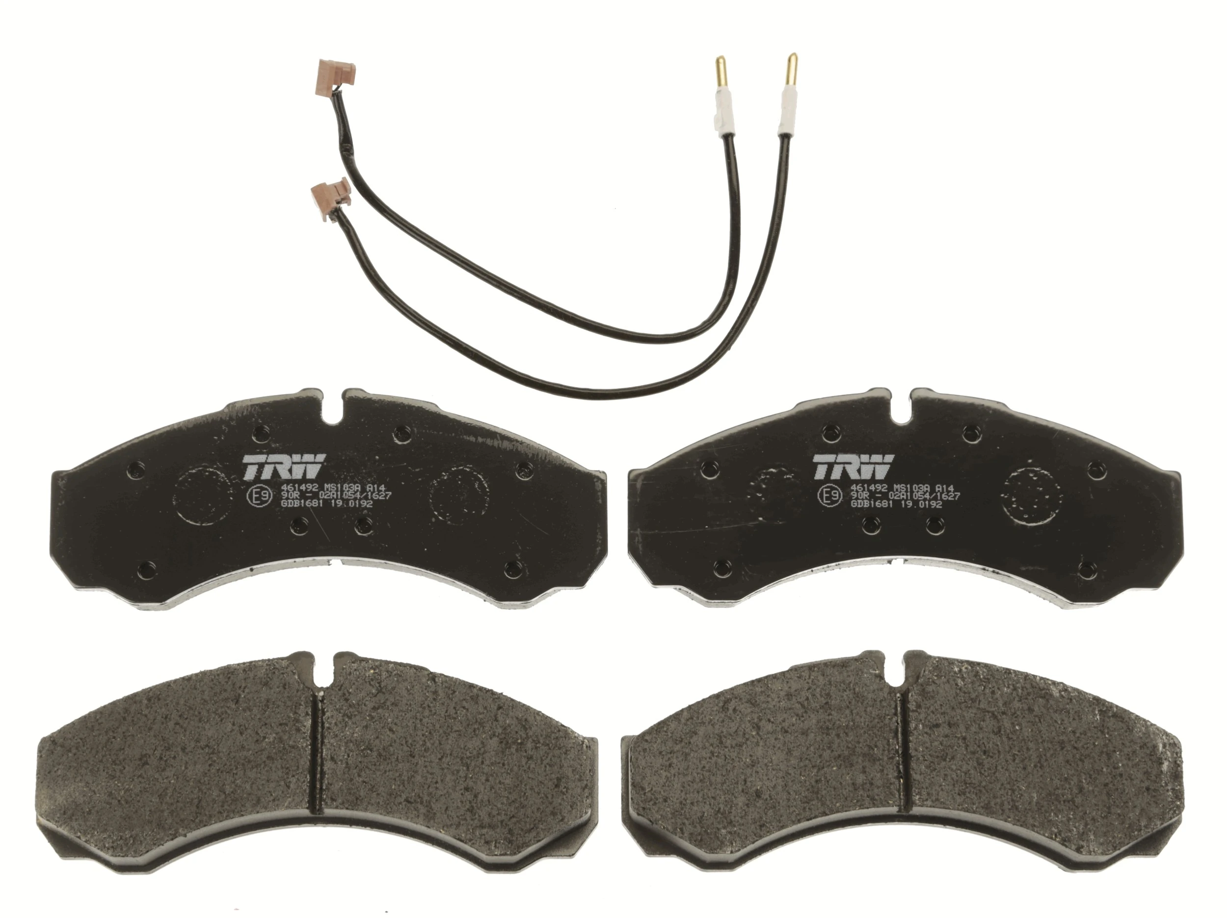 Brake Pad Set, disc brake COTEC GDB1609