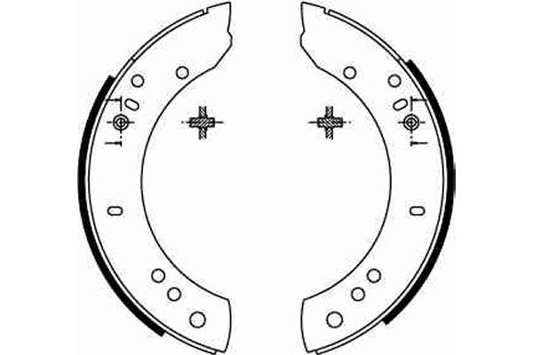 Brake Shoe Set GS6082