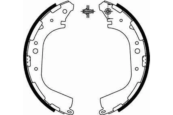 Brake Shoe Set GS8590