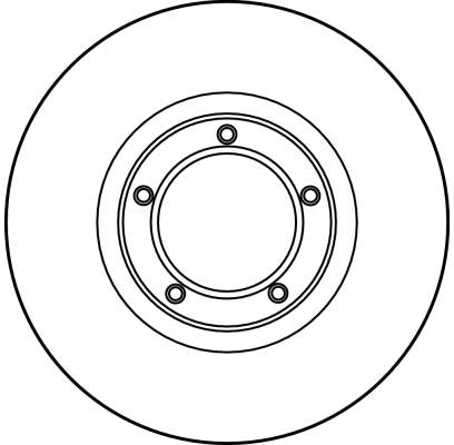 TRW DF1622 Brake Disc