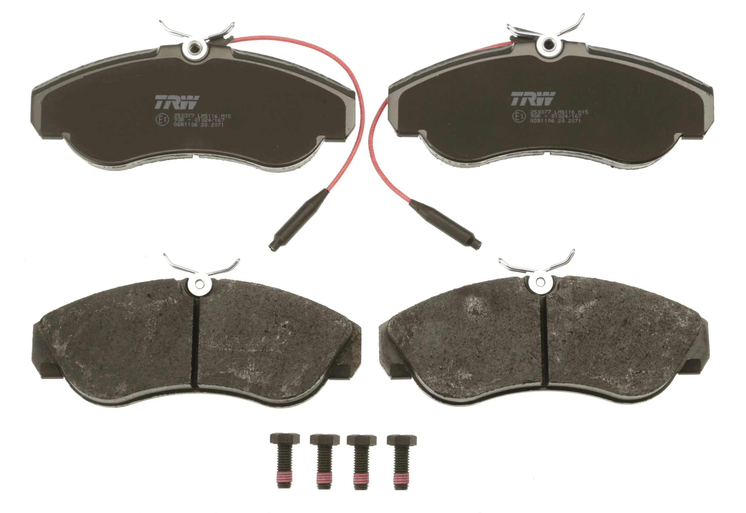Brake Pad Set, disc brake COTEC GDB1106