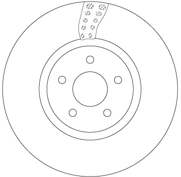 Brake Disc TRW SINGLE DF6662S