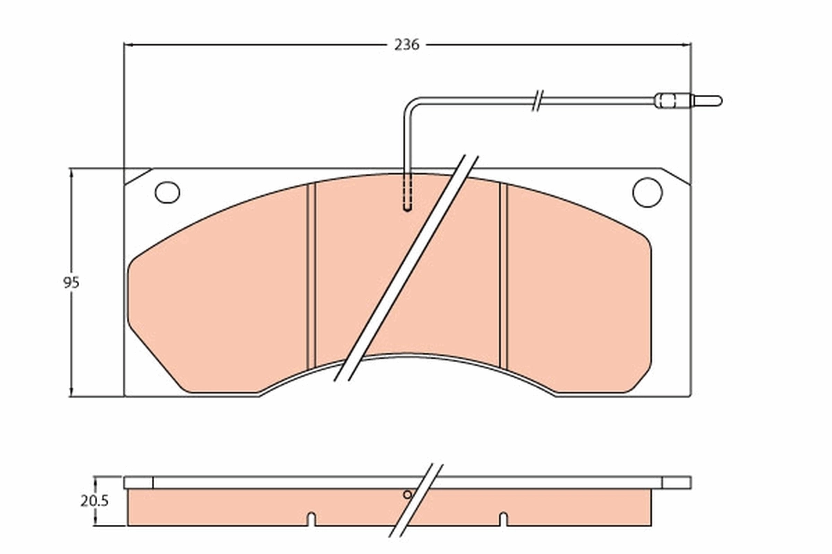 Brake Pad Set, disc brake GDB5066