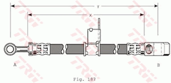 TRW PHD178 Brake Hose