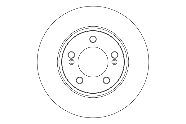 Brake Disc TRW SINGLE DF6924S