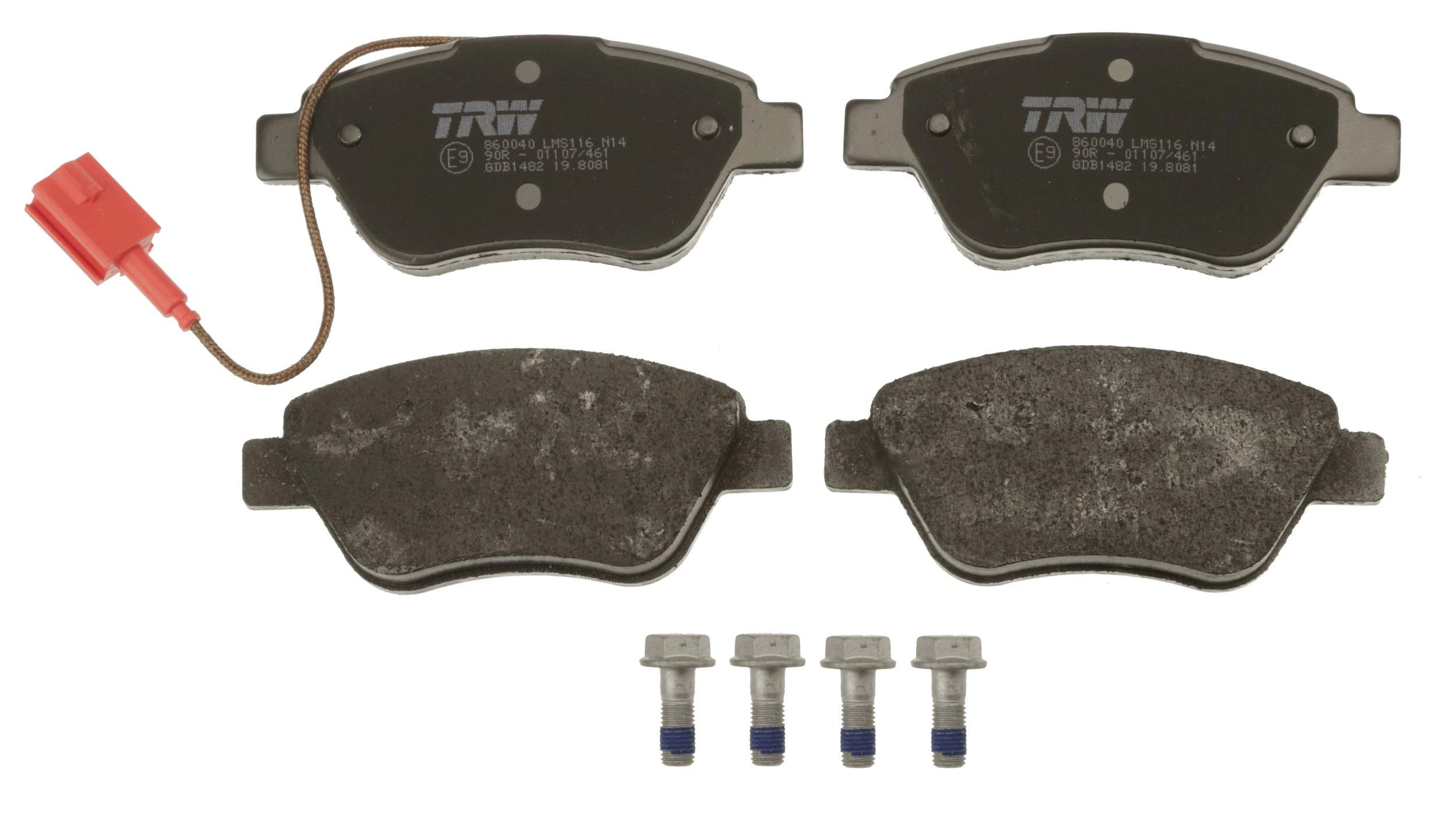 Brake Pad Set, disc brake COTEC GDB1482