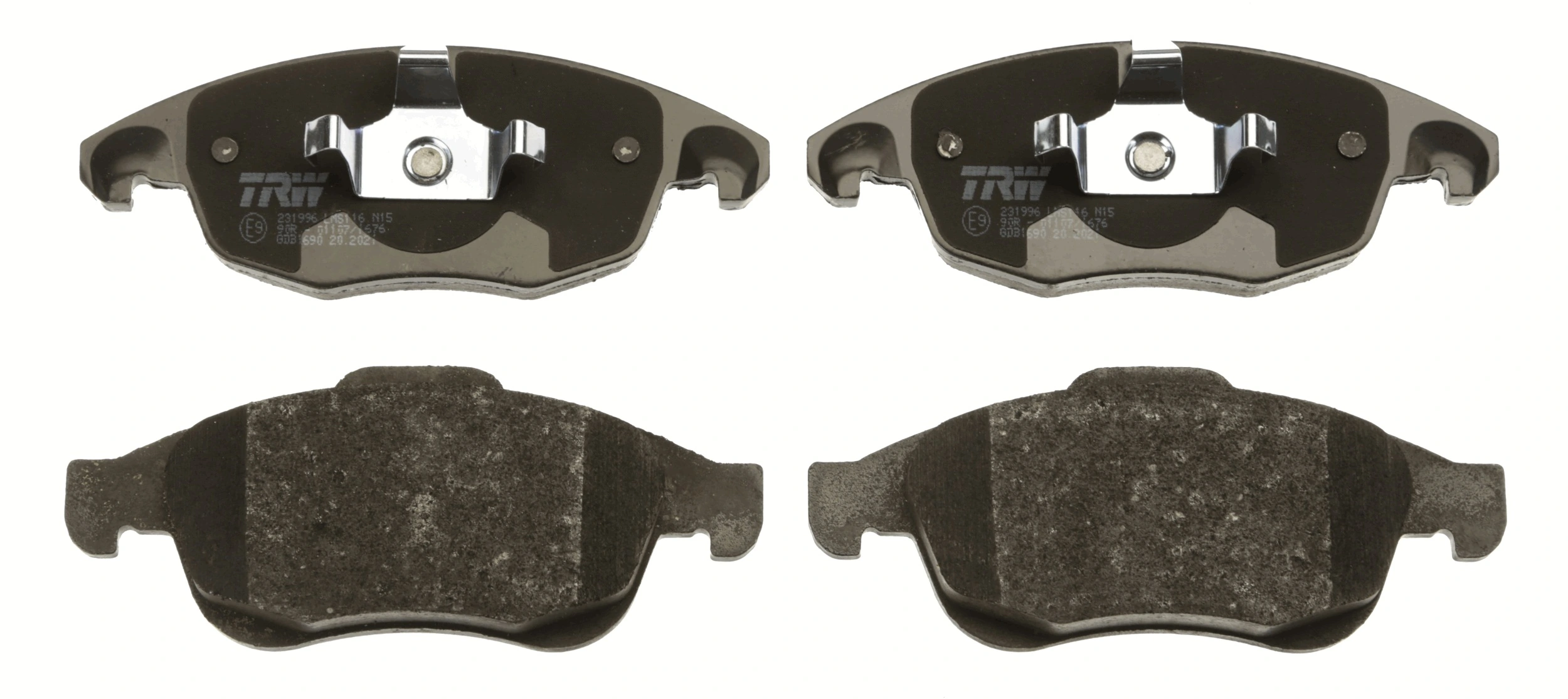 Brake Pad Set, disc brake COTEC GDB1690
