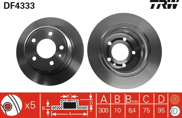 Brake Disc DF4333