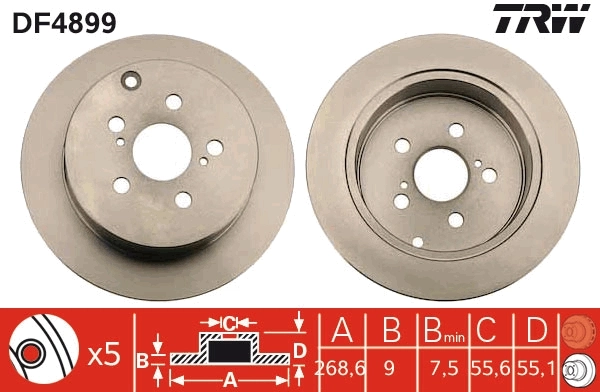 Brake Disc DF4899