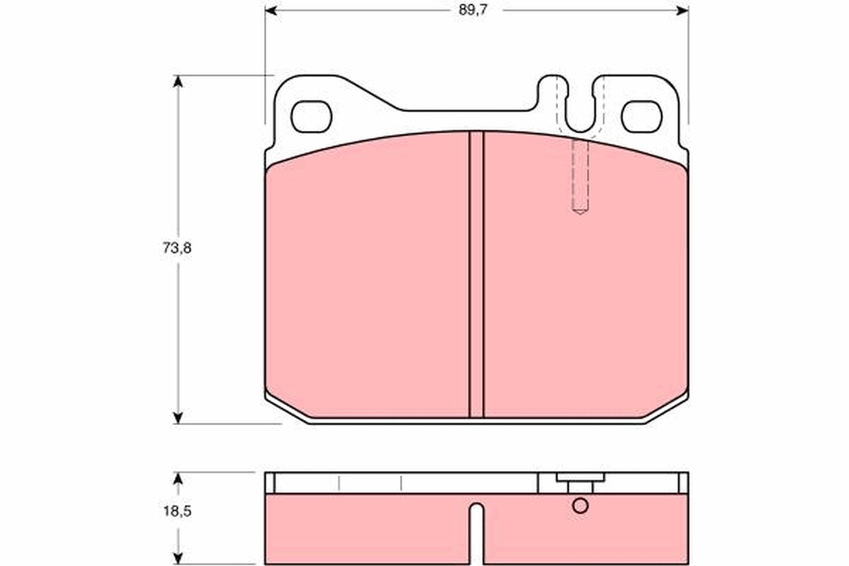 Brake Pad Set, disc brake GDB1103