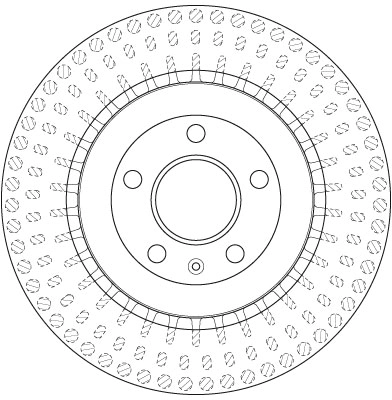Brake Disc TRW SINGLE DF6175S