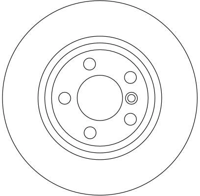 Brake Disc TRW SINGLE DF4392S