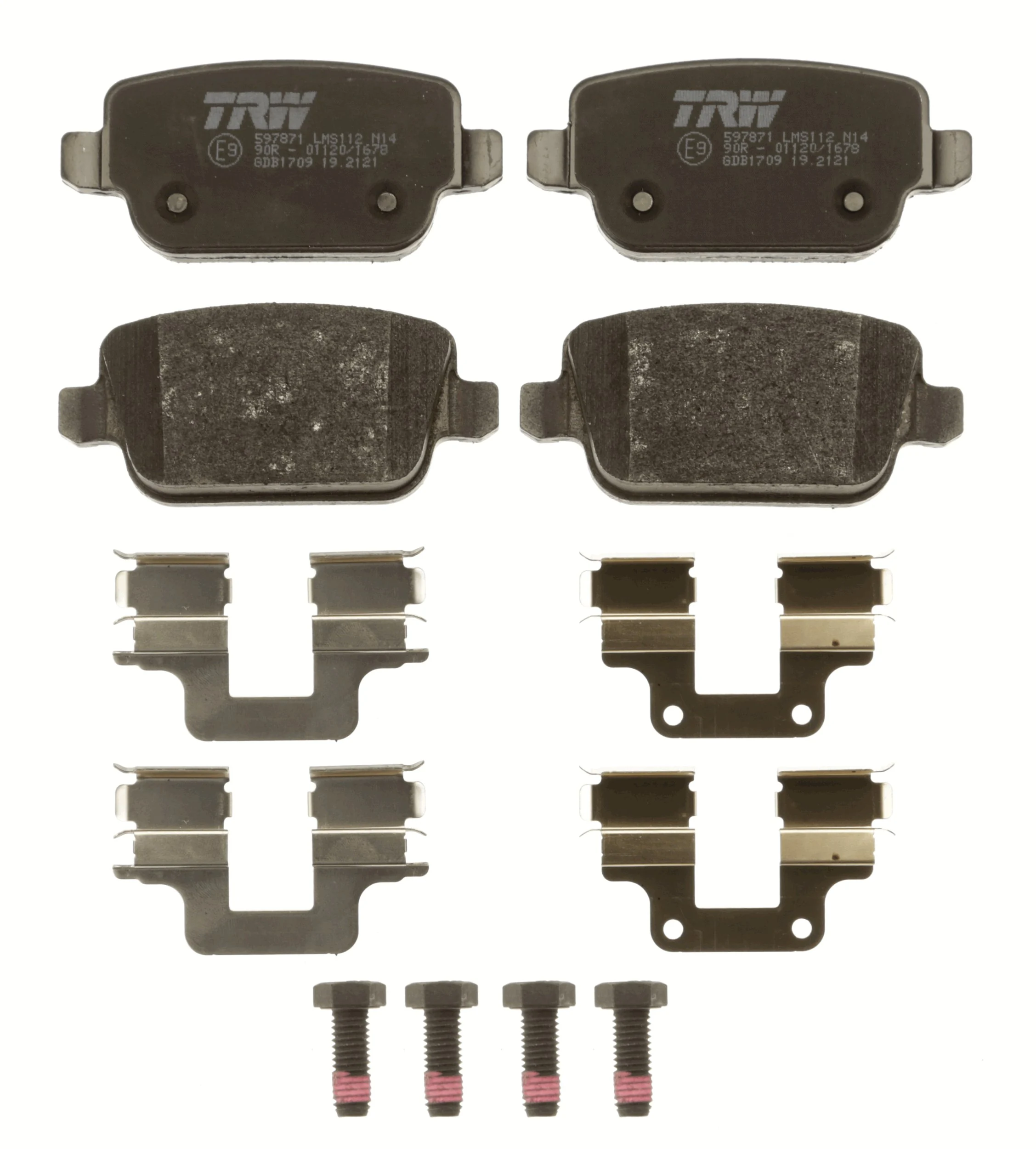 Brake Pad Set, disc brake COTEC GDB1709