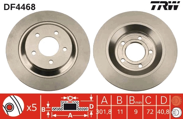 Brake Disc DF4468