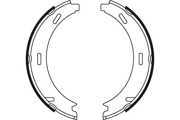 Brake Shoe Set, parking brake GS8481