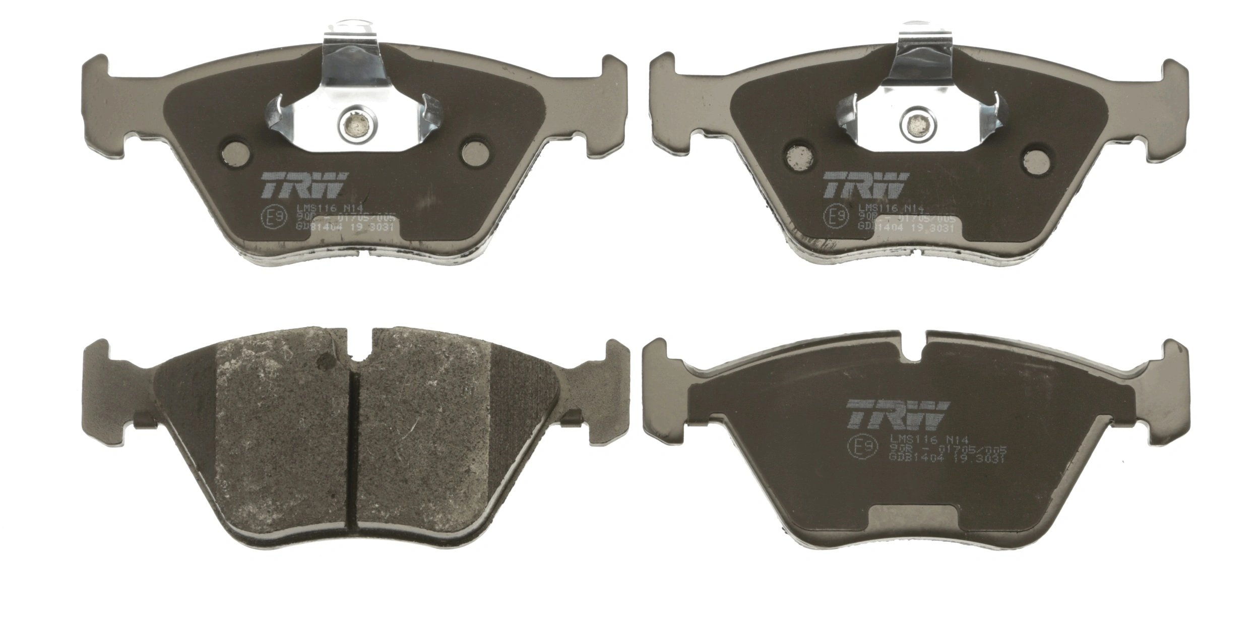 Brake Pad Set, disc brake COTEC GDB1404